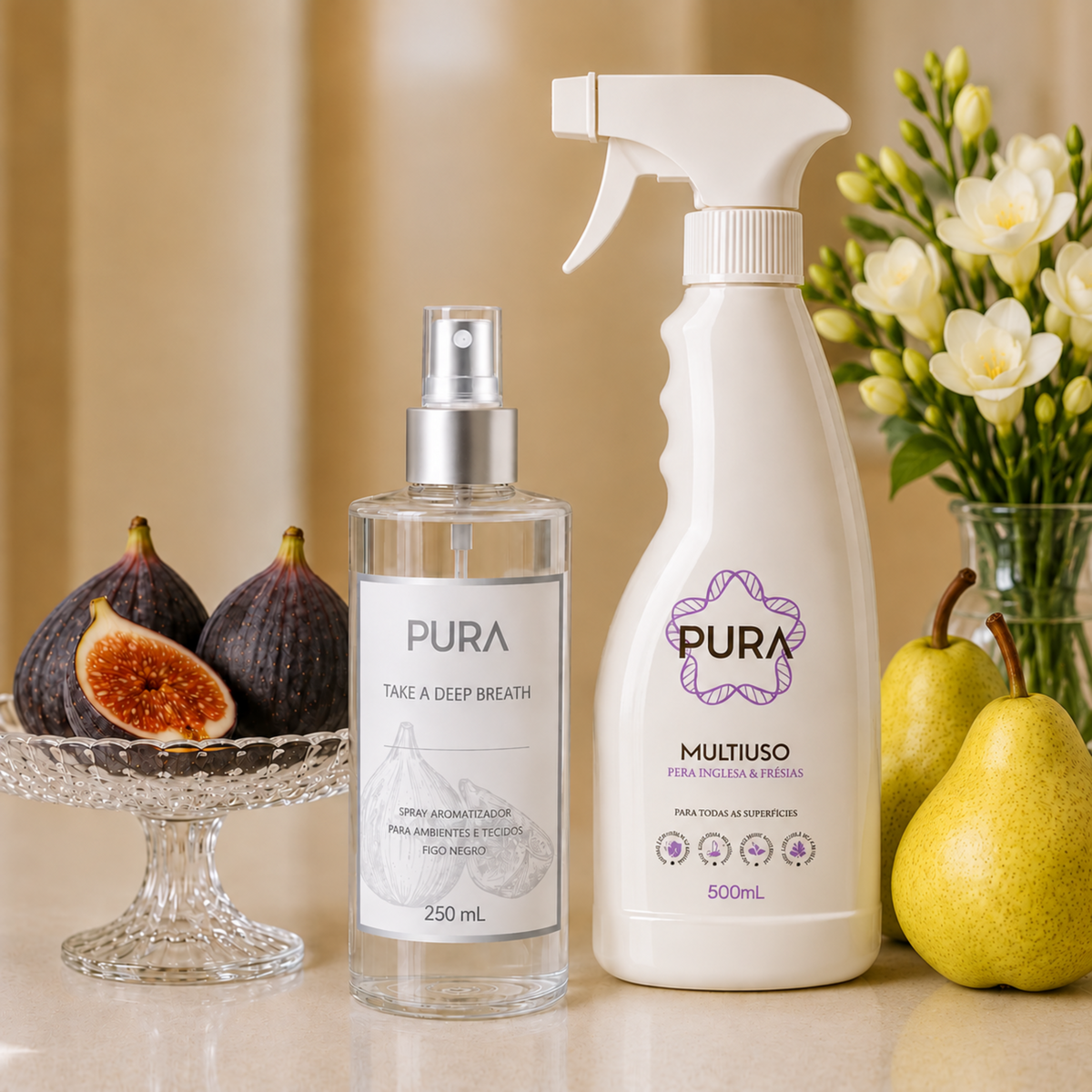 Assinatura Casa Mista Completa - Multiuso Pera Inglesa e Spray Figo Negro