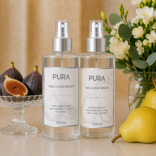Kit Spray Duo Aroma - Pera Inglesa e Figo Negro